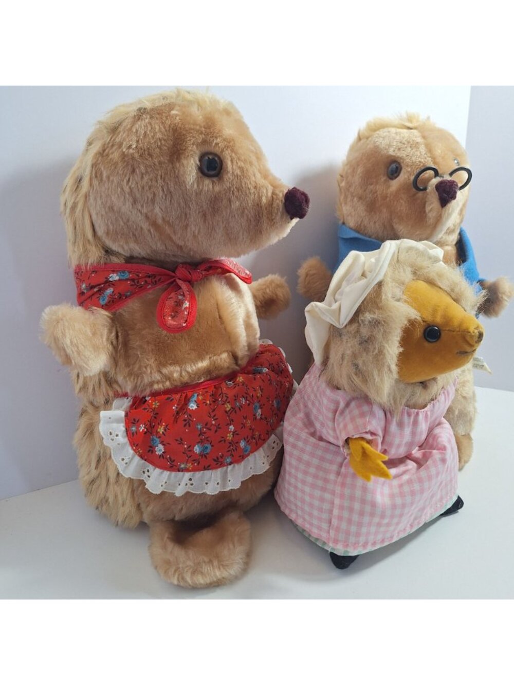 Beatrix Potter Hedgehog Eden Plush Hortense Horatio Tiggy Winkle 1980s Vintage - Picture 14 of 16